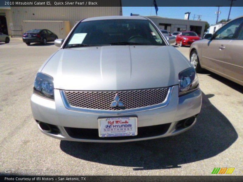 Quick Silver Pearl / Black 2010 Mitsubishi Galant ES