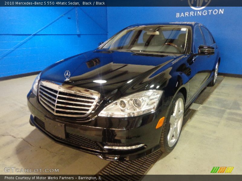 Black / Black 2010 Mercedes-Benz S 550 4Matic Sedan