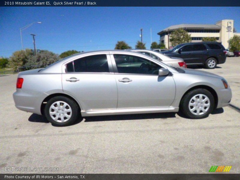 Quick Silver Pearl / Black 2010 Mitsubishi Galant ES