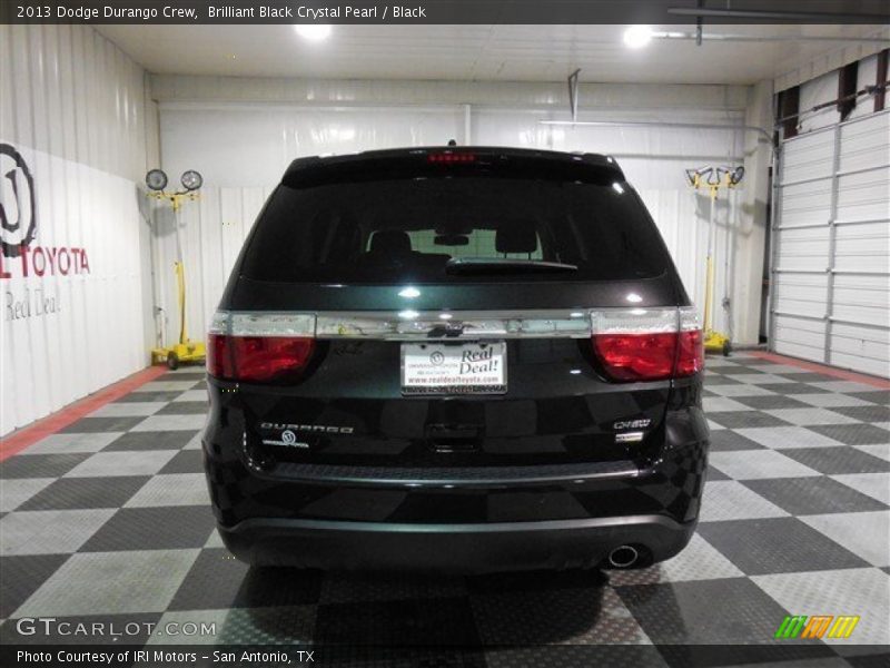 Brilliant Black Crystal Pearl / Black 2013 Dodge Durango Crew