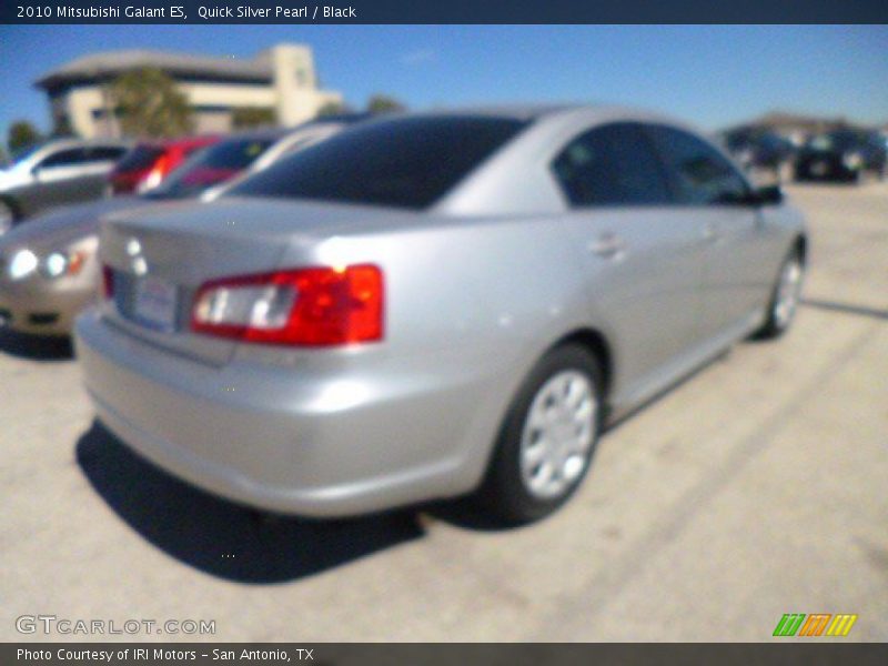 Quick Silver Pearl / Black 2010 Mitsubishi Galant ES