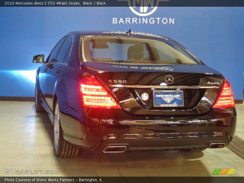 Black / Black 2010 Mercedes-Benz S 550 4Matic Sedan