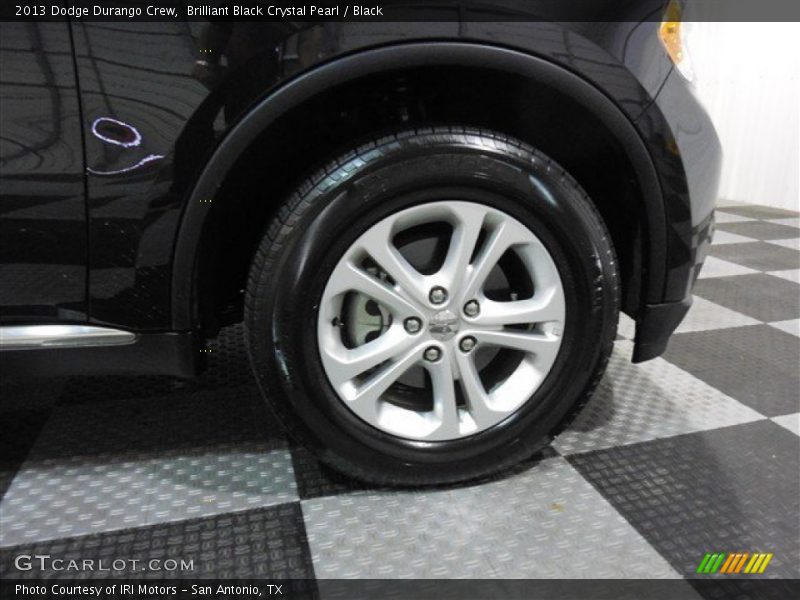 Brilliant Black Crystal Pearl / Black 2013 Dodge Durango Crew