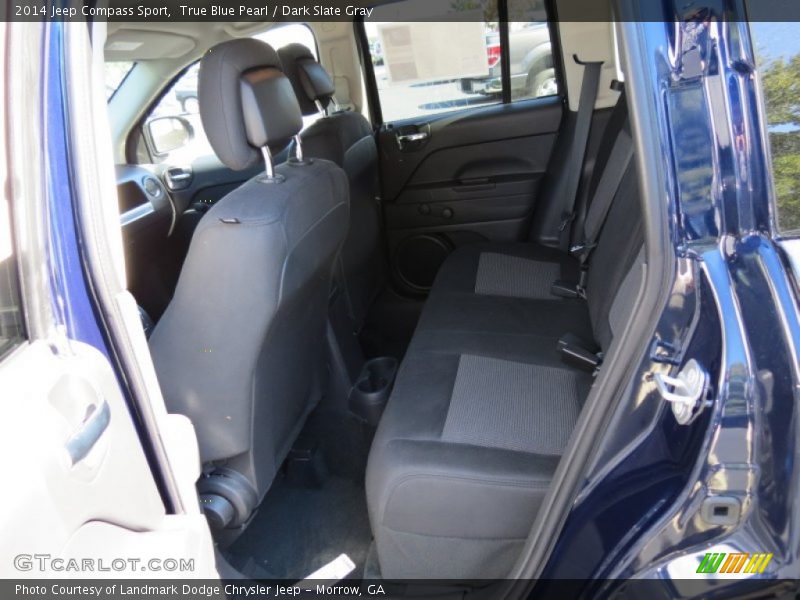 True Blue Pearl / Dark Slate Gray 2014 Jeep Compass Sport