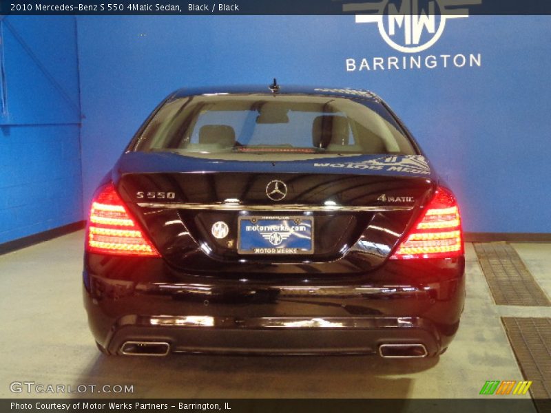 Black / Black 2010 Mercedes-Benz S 550 4Matic Sedan