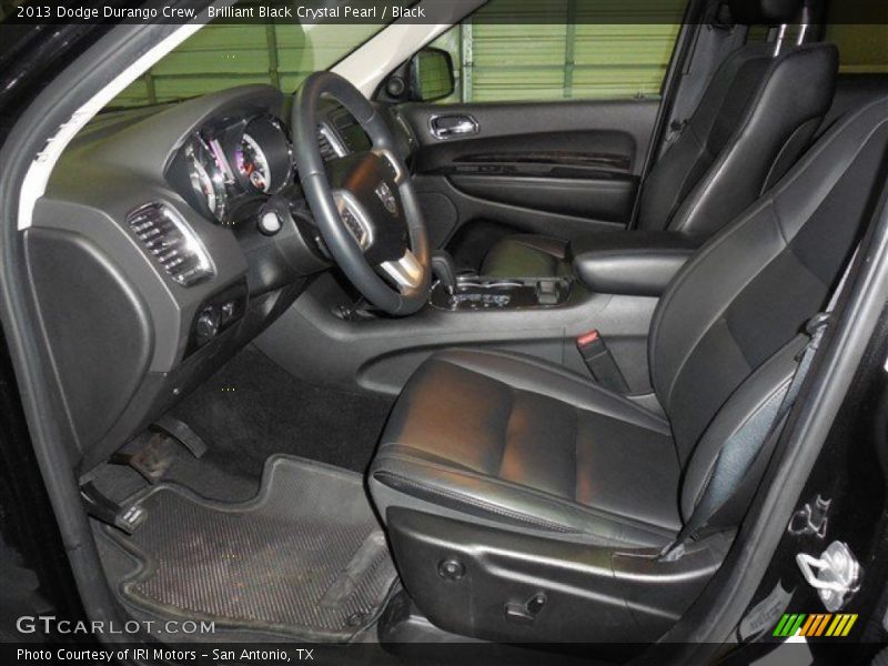 Brilliant Black Crystal Pearl / Black 2013 Dodge Durango Crew