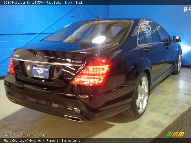 Black / Black 2010 Mercedes-Benz S 550 4Matic Sedan