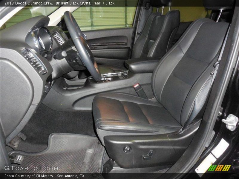 Brilliant Black Crystal Pearl / Black 2013 Dodge Durango Crew