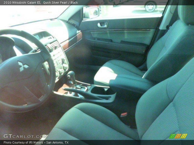 Quick Silver Pearl / Black 2010 Mitsubishi Galant ES