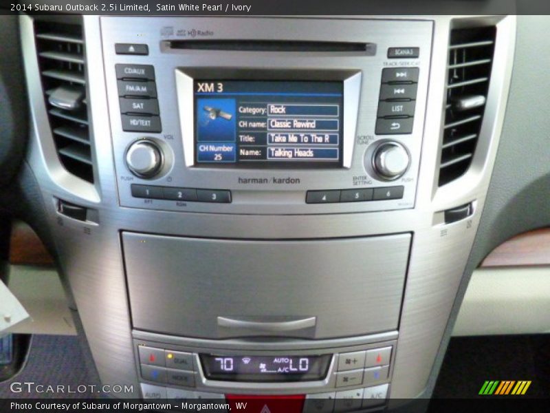 Satin White Pearl / Ivory 2014 Subaru Outback 2.5i Limited