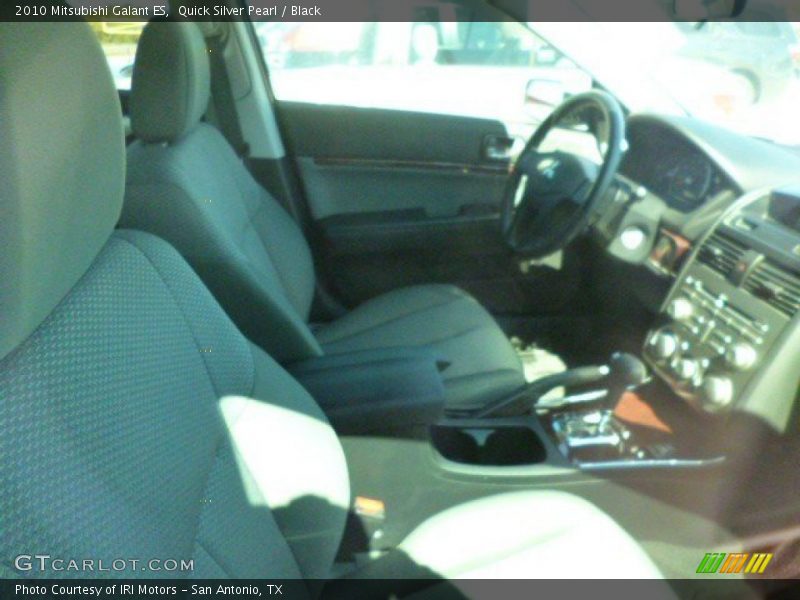 Quick Silver Pearl / Black 2010 Mitsubishi Galant ES
