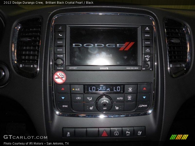 Brilliant Black Crystal Pearl / Black 2013 Dodge Durango Crew