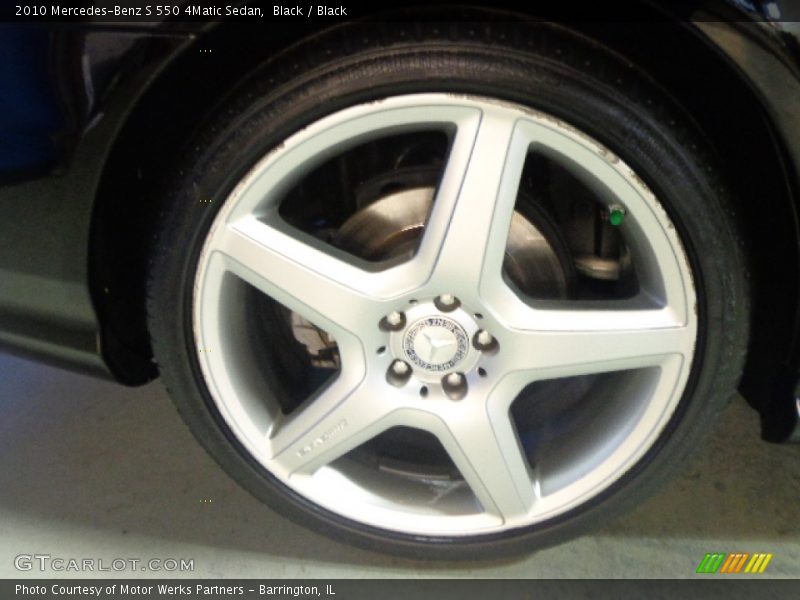 Black / Black 2010 Mercedes-Benz S 550 4Matic Sedan
