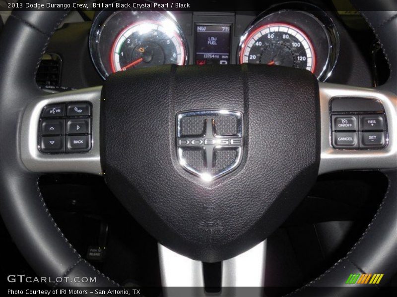 Brilliant Black Crystal Pearl / Black 2013 Dodge Durango Crew