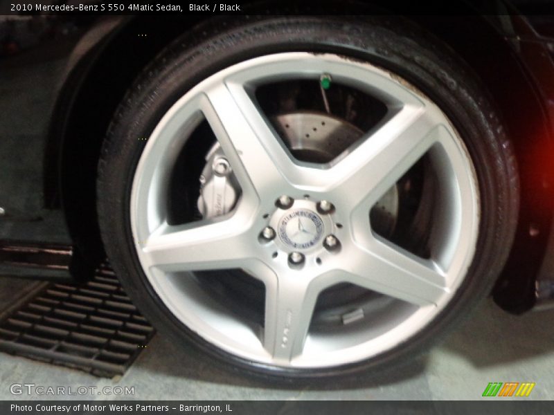 Black / Black 2010 Mercedes-Benz S 550 4Matic Sedan