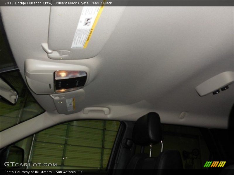 Brilliant Black Crystal Pearl / Black 2013 Dodge Durango Crew