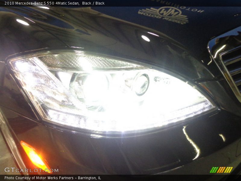 Black / Black 2010 Mercedes-Benz S 550 4Matic Sedan
