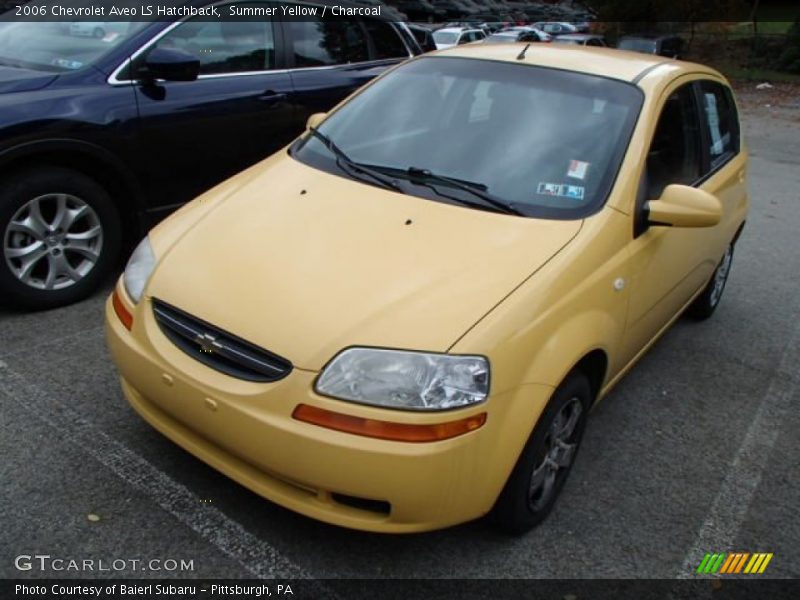 Summer Yellow / Charcoal 2006 Chevrolet Aveo LS Hatchback