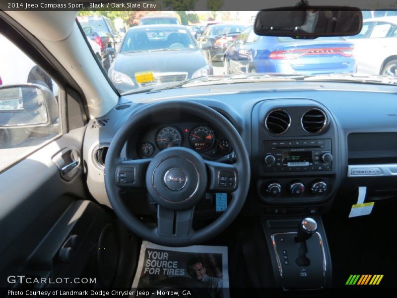 Black / Dark Slate Gray 2014 Jeep Compass Sport