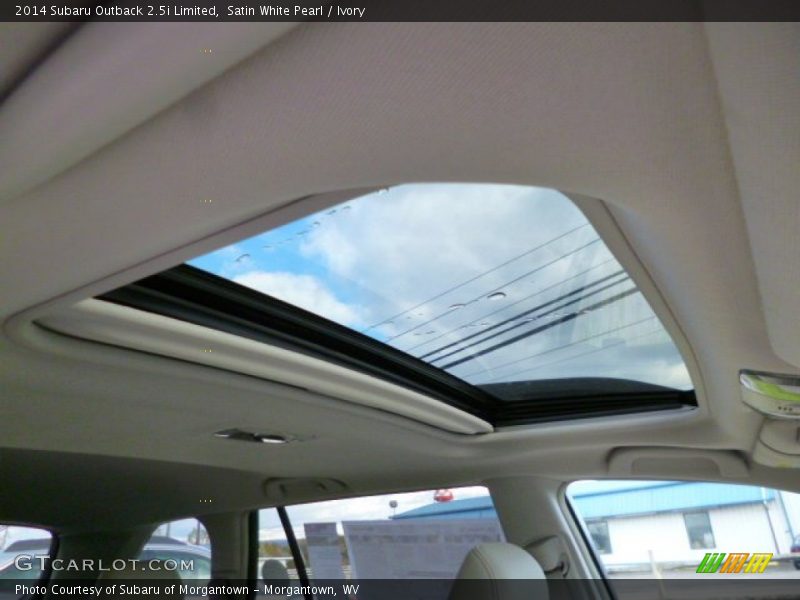 Satin White Pearl / Ivory 2014 Subaru Outback 2.5i Limited