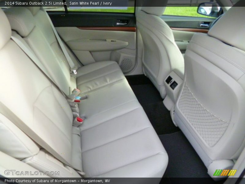 Satin White Pearl / Ivory 2014 Subaru Outback 2.5i Limited