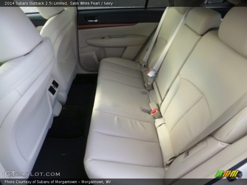 Satin White Pearl / Ivory 2014 Subaru Outback 2.5i Limited