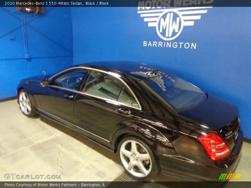 Black / Black 2010 Mercedes-Benz S 550 4Matic Sedan