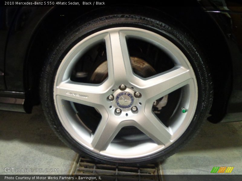 Black / Black 2010 Mercedes-Benz S 550 4Matic Sedan