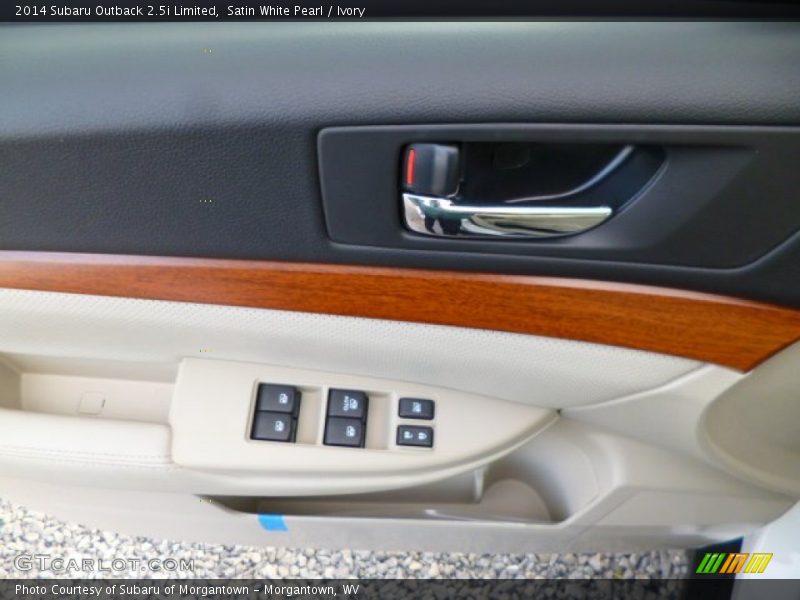 Satin White Pearl / Ivory 2014 Subaru Outback 2.5i Limited