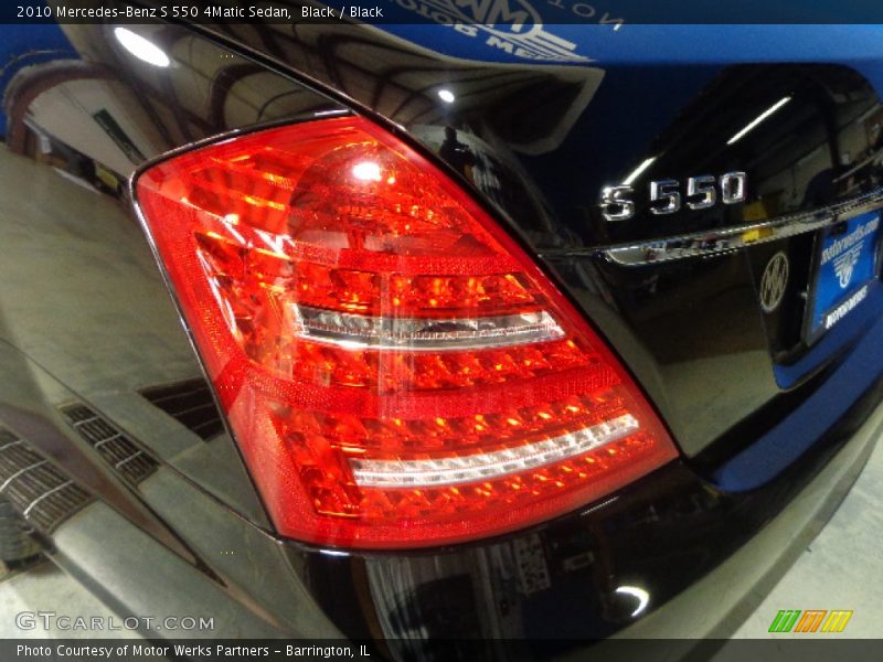 Black / Black 2010 Mercedes-Benz S 550 4Matic Sedan