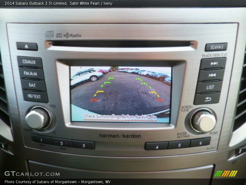 Satin White Pearl / Ivory 2014 Subaru Outback 2.5i Limited