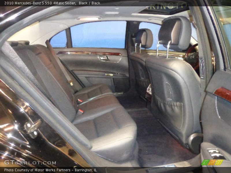 Black / Black 2010 Mercedes-Benz S 550 4Matic Sedan