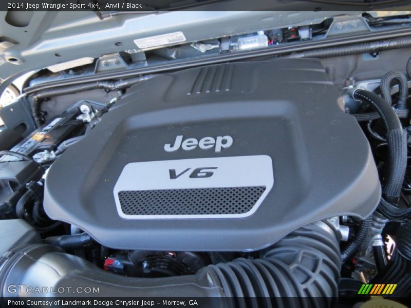 Anvil / Black 2014 Jeep Wrangler Sport 4x4