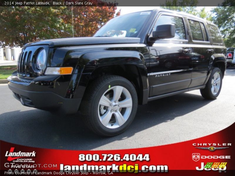 Black / Dark Slate Gray 2014 Jeep Patriot Latitude