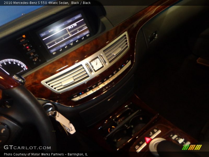 Black / Black 2010 Mercedes-Benz S 550 4Matic Sedan