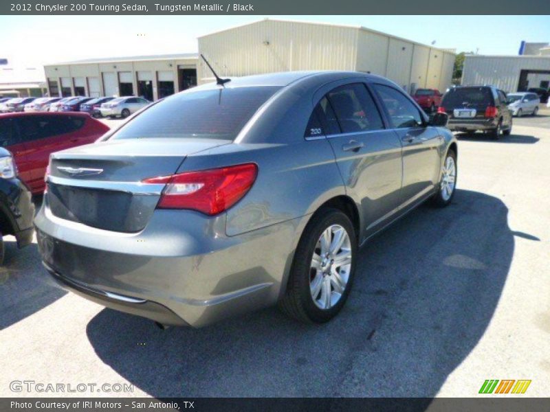 Tungsten Metallic / Black 2012 Chrysler 200 Touring Sedan