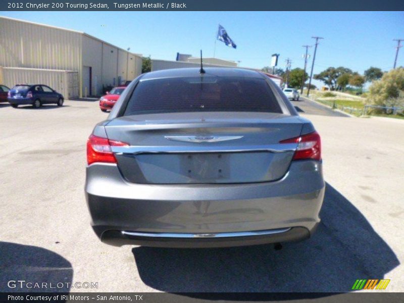 Tungsten Metallic / Black 2012 Chrysler 200 Touring Sedan