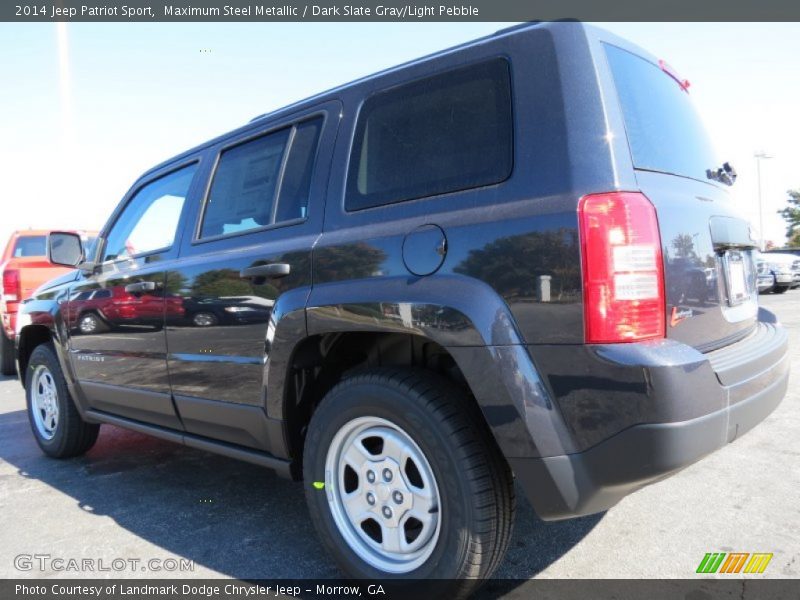 Maximum Steel Metallic / Dark Slate Gray/Light Pebble 2014 Jeep Patriot Sport