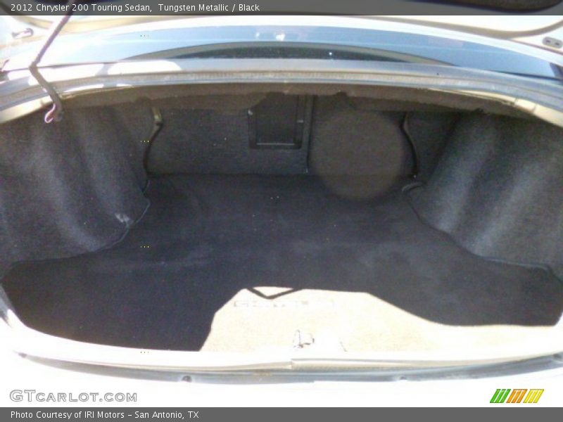 Tungsten Metallic / Black 2012 Chrysler 200 Touring Sedan
