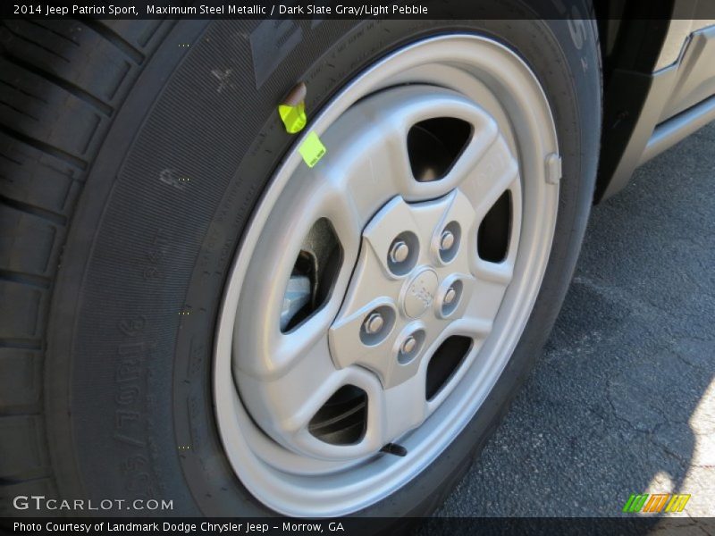 Maximum Steel Metallic / Dark Slate Gray/Light Pebble 2014 Jeep Patriot Sport