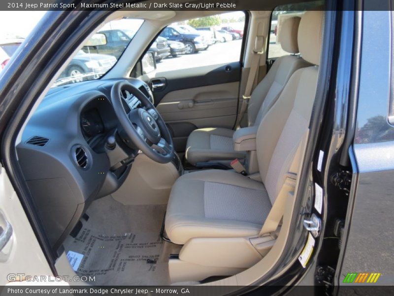 Maximum Steel Metallic / Dark Slate Gray/Light Pebble 2014 Jeep Patriot Sport
