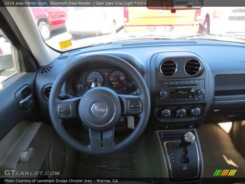 Maximum Steel Metallic / Dark Slate Gray/Light Pebble 2014 Jeep Patriot Sport
