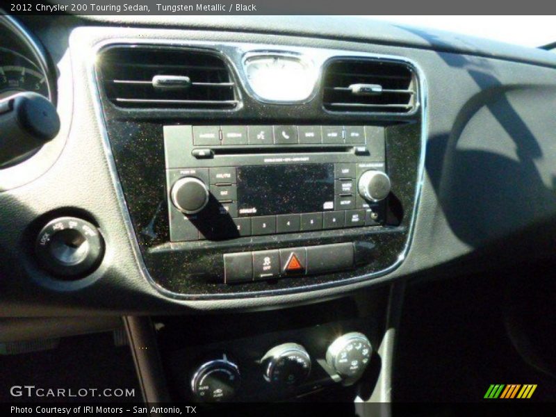 Tungsten Metallic / Black 2012 Chrysler 200 Touring Sedan