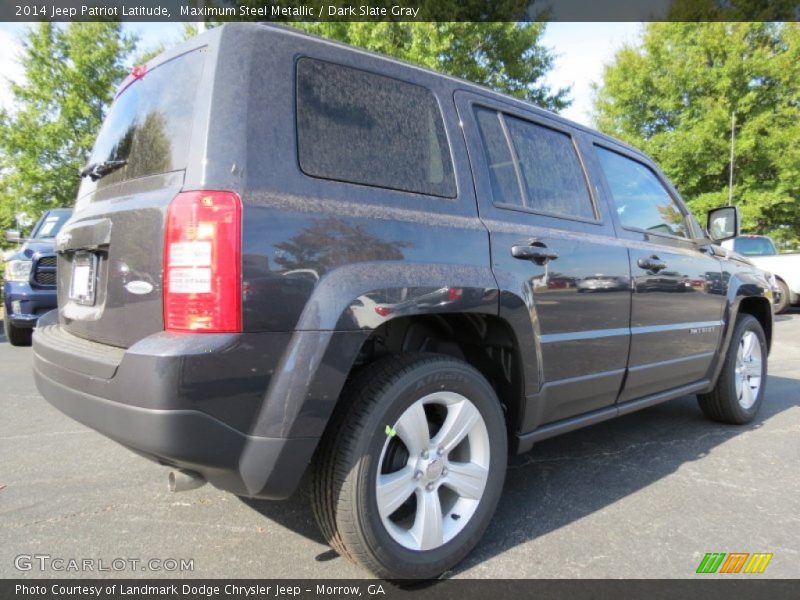 Maximum Steel Metallic / Dark Slate Gray 2014 Jeep Patriot Latitude