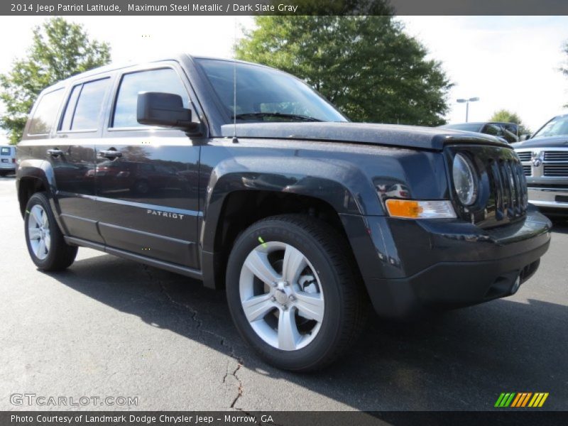 Maximum Steel Metallic / Dark Slate Gray 2014 Jeep Patriot Latitude