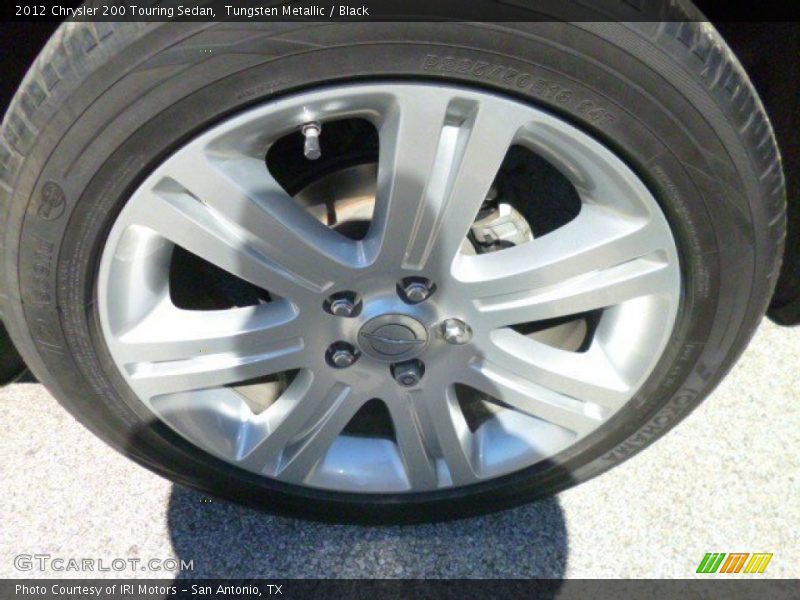 Tungsten Metallic / Black 2012 Chrysler 200 Touring Sedan