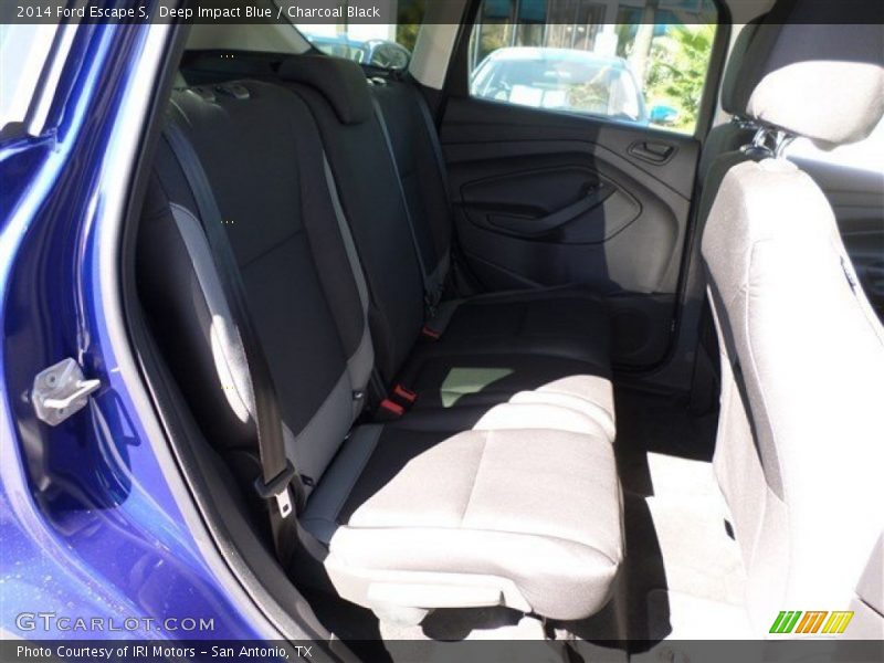 Deep Impact Blue / Charcoal Black 2014 Ford Escape S