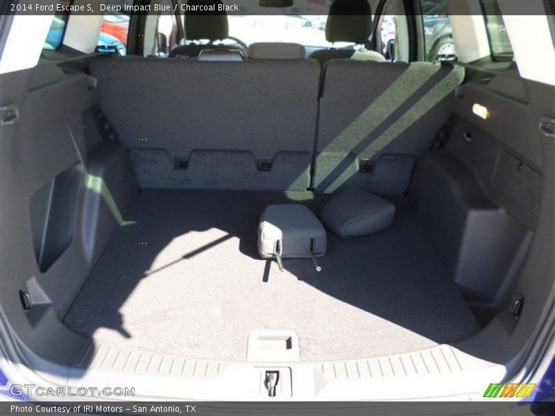 Deep Impact Blue / Charcoal Black 2014 Ford Escape S