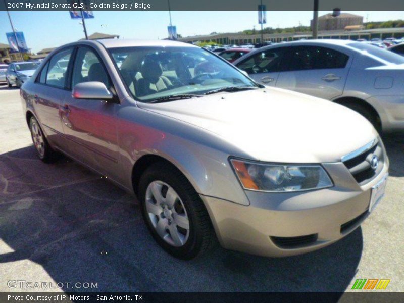 Golden Beige / Beige 2007 Hyundai Sonata GLS