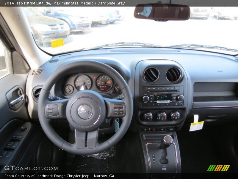 Maximum Steel Metallic / Dark Slate Gray 2014 Jeep Patriot Latitude